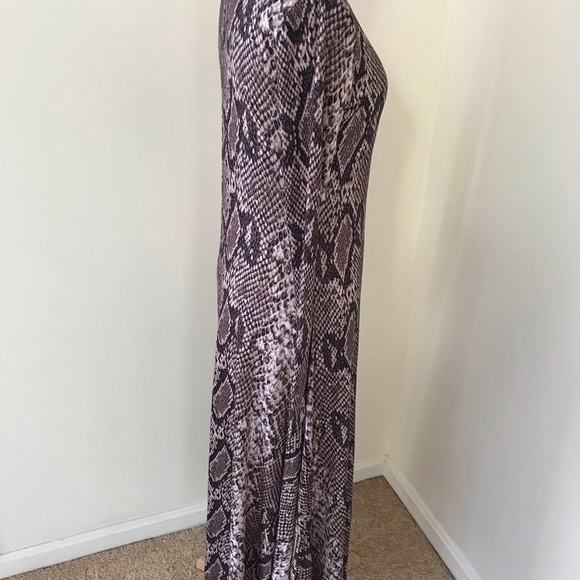 Resume size S snake print Long Sleeve midi dress - Picture 3 of 8